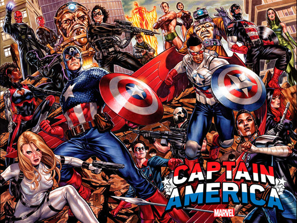 Captain America #0 Brooks Wraparound Variant