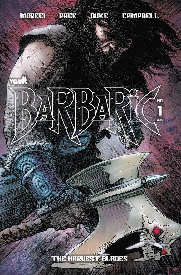 Barbaric Harvest Blades One Shot Cover B Pace
